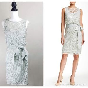 Addianna Papell Mint Green Lace Dress